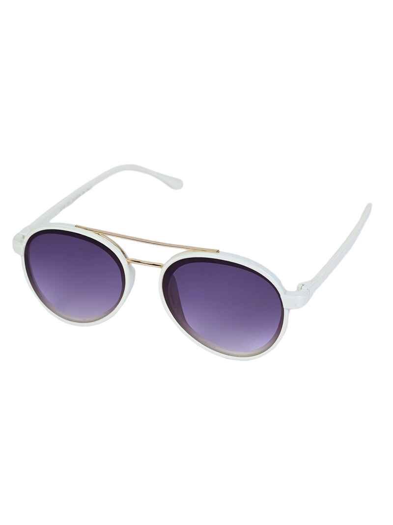 KIDO-O-WORLD Solid Aviator Sunglasses - White