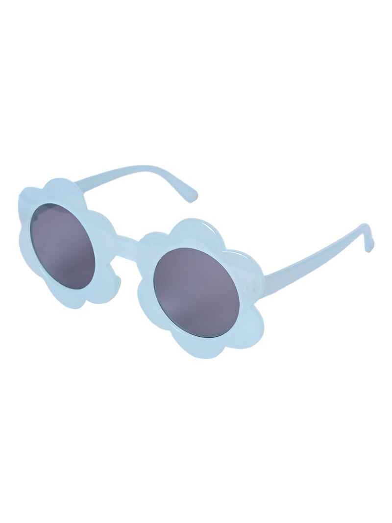 KID-O-WORLD FLOWER SHAPED SUNGLASSES-LIGHT BLUE