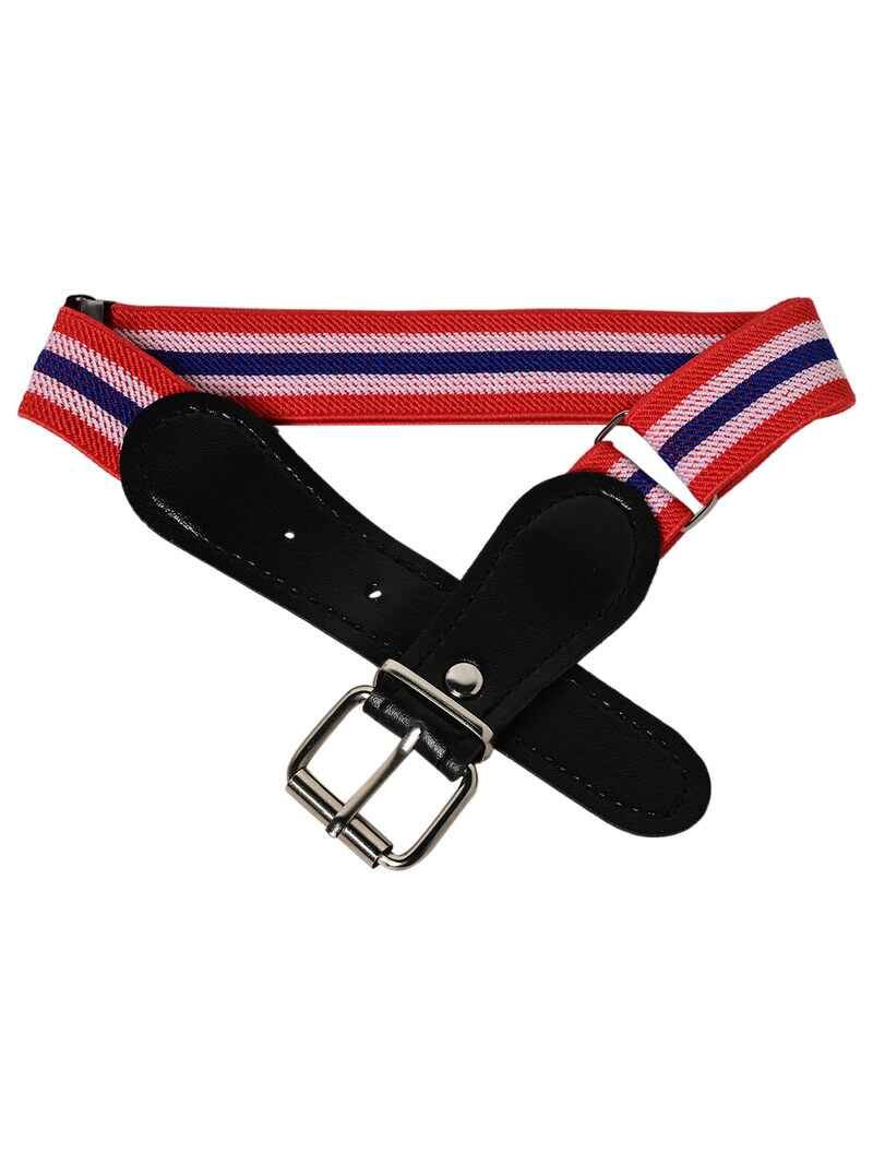 KID-O-WORLD DOUBLE STRIPED BELT-RED